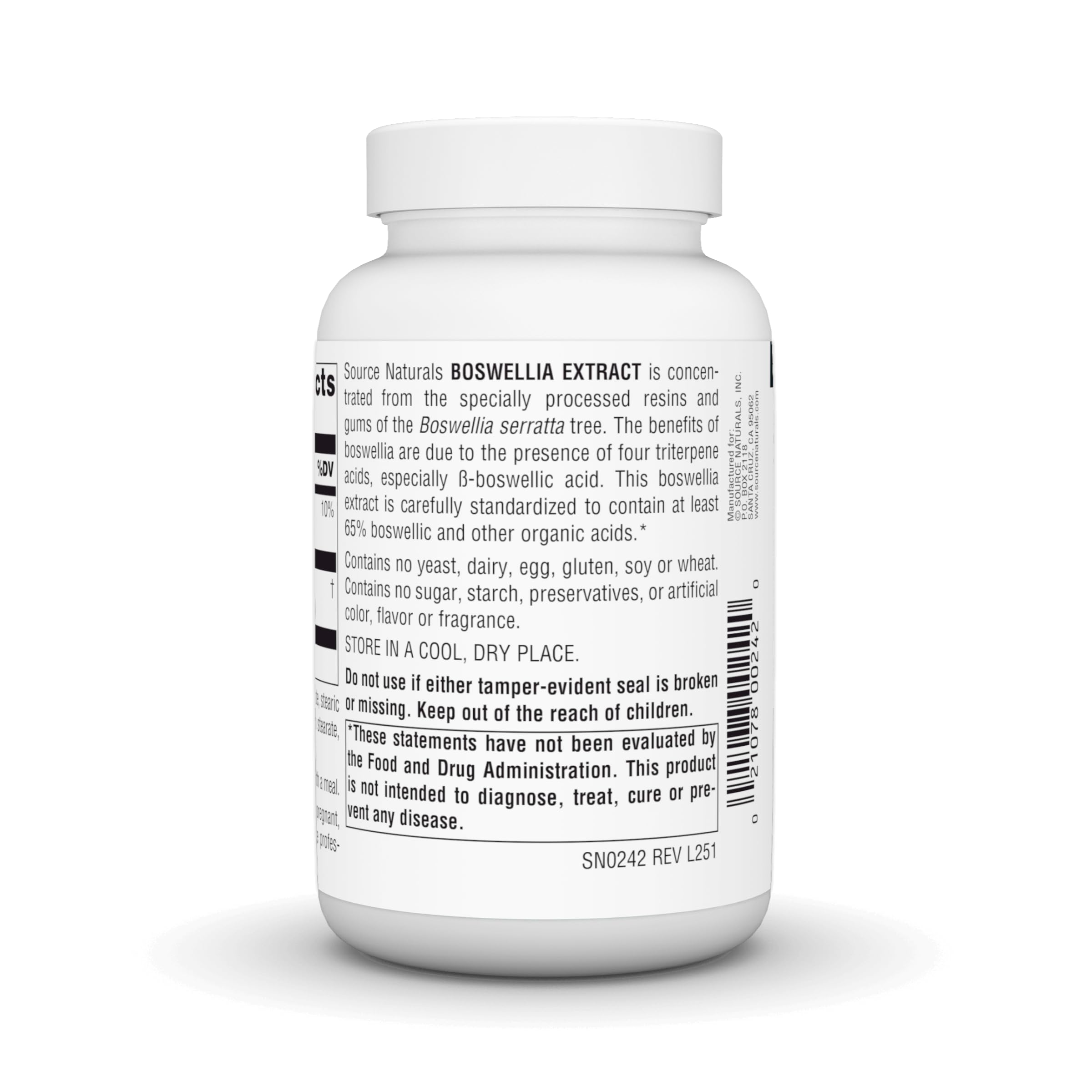 Amazon.com: Source Naturals Boswellia Extract, Dietary Supplement